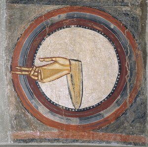 Jumalan käsi Sant Climent de Taüllilta tekijältä Master of Tahull