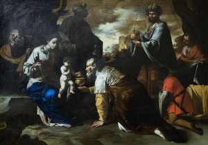 Maagien ihailu tekijältä Master of the Annunciation to the Shepherds