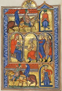 Maagien palvominen tekijältä Master of the Berthold Sacramentary