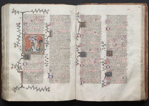 Gothan messali: Fol. 124v, Arkkienkeli Mikael, n. 1375.