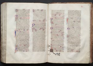 Gothan messali: Fol. 142v, teksti, c. 1375.