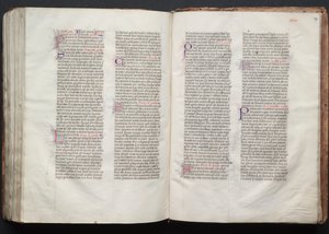 Gothan messali: Fol. 147r, Teksti, c. 1375. tekijältä Master of the Boqueteaux