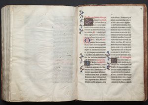 Gothan messali: Fol. 159r, Teksti, c. 1375. tekijältä Master of the Boqueteaux