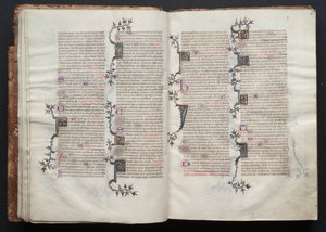 Gothan messali: Fol. 15r, Teksti , c. 1375. tekijältä Master of the Boqueteaux