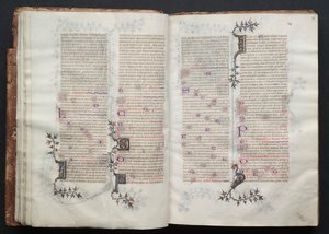 Gothan messali: Fol. 17r, Teksti, c. 1375. tekijältä Master of the Boqueteaux