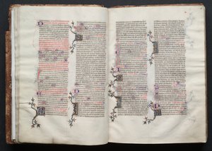 Gothan messali: Fol. 25r, Teksti, c. 1375. tekijältä Master of the Boqueteaux