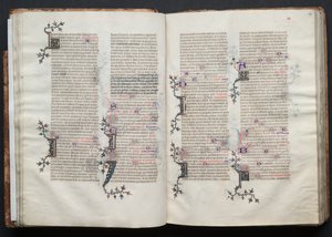 Gothan messali: Fol. 29r, Teksti, c. 1375. tekijältä Master of the Boqueteaux