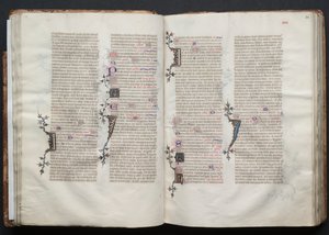 Gothan messali: Fol. 33v, teksti, c. 1375. tekijältä Master of the Boqueteaux