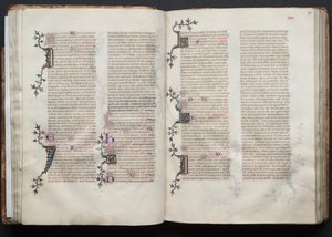 Gothan messali: Fol. 38r, Teksti, c. 1375. tekijältä Master of the Boqueteaux