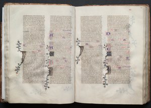 Gothan messali: Fol. 42r, Teksti, c. 1375. tekijältä Master of the Boqueteaux