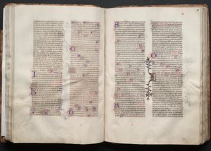 Gothan messali: Fol. 51r, Teksti, c. 1375. tekijältä Master of the Boqueteaux