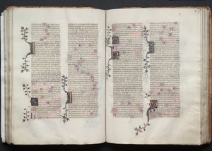 Gothan messali: Fol. 72r, Teksti, c. 1375. tekijältä Master of the Boqueteaux