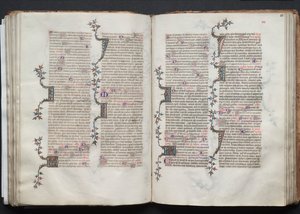 Gothan messali: Fol. 81r, Teksti, c. 1375. tekijältä Master of the Boqueteaux