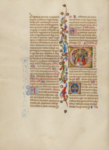 Alkukirjain G: All Saints tekijältä Master of the Brussels Initials