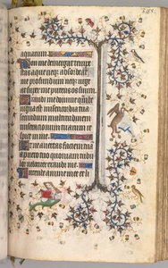 Kaarle Aatelisen, Navarran kuninkaan tunnit 1361-1425: fol. 188r, Teksti, c. 1405. tekijältä Master of the Brussels Initials and Associates