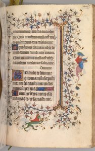 Kaarle Aatelisen, Navarran kuninkaan tunnit 1361-1425: fol. 228r, Teksti, c. 1405. tekijältä Master of the Brussels Initials and Associates