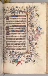 Kaarle Aatelisen, Navarran kuninkaan tunnit 1361-1425: fol. 239r, Teksti, c. 1405. tekijältä Master of the Brussels Initials and Associates