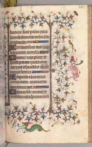 Kaarle Aatelisen, Navarran kuninkaan tunnit 1361-1425: fol. 247r, Teksti, c. 1405. tekijältä Master of the Brussels Initials and Associates