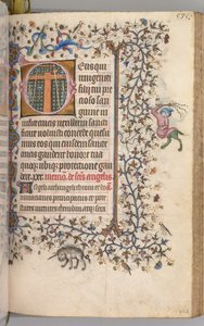 Kaarle Aatelisen, Navarran kuninkaan tunnit 1361-1425: fol. 262r, Passion instruments, n. 1 tekijältä Master of the Brussels Initials and Associates