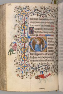 Kaarle Aatelisen, Navarran kuninkaan tunnit 1361-1425, , fol. 274v, St. Clement, n. 1405.