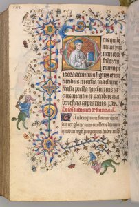 Kaarle Aatelisen, Navarran kuninkaan tunnit 1361-1425, fol. 293v, St. Yoon, c. 1405.