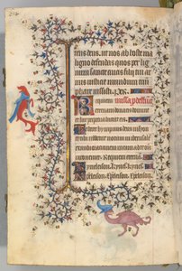 Kaarle Aatelisen, Navarran kuninkaan tunnit 1361-1425, fol. 321v, Kuoleman rintakuva, n. 1405. tekijältä Master of the Brussels Initials and Associates