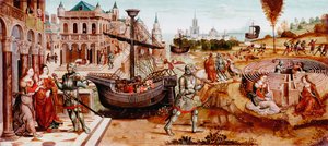 Theseuksen tarina, 1400-luvun puoliväli tekijältä Master of the Cassoni