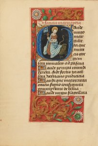 Alkukirjain G: Saint Margaret tekijältä Master of the Dresden Prayer Book