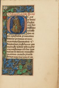 Alkukirjain O: Pyhä Jaakob Suurempi tekijältä Master of the Dresden Prayer Book