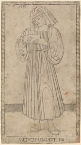 Merchadante (kauppias) tekijältä Master of the E Series Tarocchi
