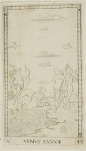 Venus, levy 43 planeetoista ja palloista tekijältä Master of the E Series Tarocchi