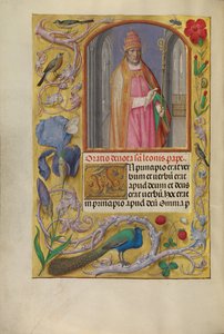 Paavi Leo tekijältä Master of the First Prayer Book of Maximilian