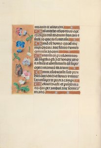 Kuningatar Isabella Katolisen, Espanjan kuningatar: Fol. 100v, c. 1500. tekijältä Master of the First Prayerbook of Maximillian