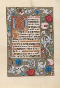 Kuningatar Isabella Katolisen, Espanjan kuningatar: Fol. 116r, c. 1500. tekijältä Master of the First Prayerbook of Maximillian