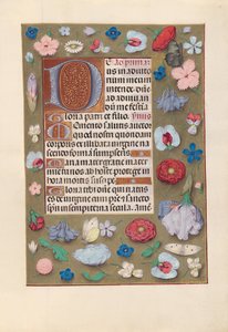 Kuningatar Isabella Katolisen, Espanjan kuningatar: Fol. 127r, c. 1500. tekijältä Master of the First Prayerbook of Maximillian