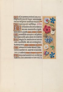 Kuningatar Isabella Katolisen, Espanjan kuningatar: Fol. 128r, c. 1500. tekijältä Master of the First Prayerbook of Maximillian
