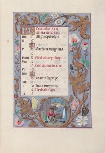 Kuningatar Isabella Katolisen, Espanjan kuningatar: Fol. 13. joulukuuta, n. 1500. tekijältä Master of the First Prayerbook of Maximillian