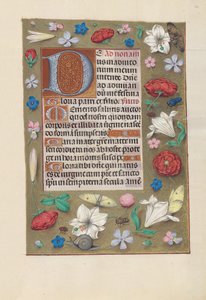 Kuningatar Isabella Katolisen, Espanjan kuningatar: Fol. 142r, c. 1500. tekijältä Master of the First Prayerbook of Maximillian