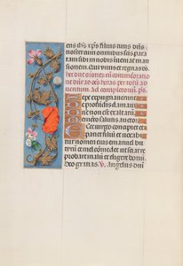 Kuningatar Isabella Katolisen, Espanjan kuningatar: Fol. 161v, c. 1500. tekijältä Master of the First Prayerbook of Maximillian