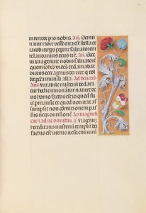 Kuningatar Isabella Katolisen, Espanjan kuningatar: Fol. 166r, c. 1500. tekijältä Master of the First Prayerbook of Maximillian