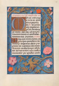Kuningatar Isabella Katolisen, Espanjan kuningatar: Fol. 168r, c. 1500. tekijältä Master of the First Prayerbook of Maximillian