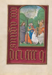 Kuningatar Isabella Katolisen, Espanjan kuningatar: Fol. 169v, Pyhä Johannes Kastaja, n. 1500. tekijältä Master of the First Prayerbook of Maximillian