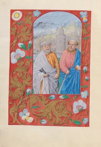 Kuningatar Isabella Katolisen, Espanjan kuningatar: Fol. 173v, Pyhät Pietari ja Paavali, n. 1500.