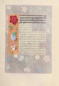 Kuningatar Isabella Katolisen, Espanjan kuningatar: Fol. 186v, c. 1500. tekijältä Master of the First Prayerbook of Maximillian
