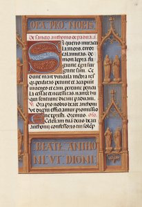Kuningatar Isabella Katolisen, Espanjan kuningatar: Fol. 188r, c. 1500. tekijältä Master of the First Prayerbook of Maximillian