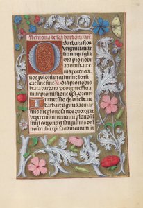 Kuningatar Isabella Katolisen, Espanjan kuningatar: Fol. 192r, c. 1500. tekijältä Master of the First Prayerbook of Maximillian