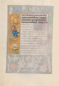 Kuningatar Isabella Katolisen, Espanjan kuningatar: Fol. 192v, c. 1500. tekijältä Master of the First Prayerbook of Maximillian