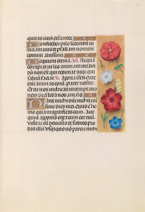 Kuningatar Isabella Katolisen, Espanjan kuningatar: Fol. 231r, c. 1500. tekijältä Master of the First Prayerbook of Maximillian