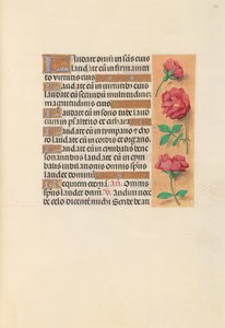 Kuningatar Isabella Katolisen, Espanjan kuningatar: Fol. 254r, c. 1500. tekijältä Master of the First Prayerbook of Maximillian