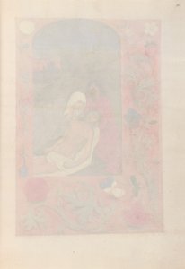 Kuningatar Isabella Katolisen, Espanjan kuningatar: Fol. 261r, c. 1500. tekijältä Master of the First Prayerbook of Maximillian